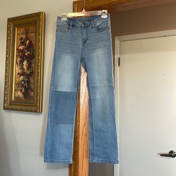 Good Hart By Matilda Jane Womens Jeans Size 4 Windsor Straight, Denim Patch - Picture 1 of 5